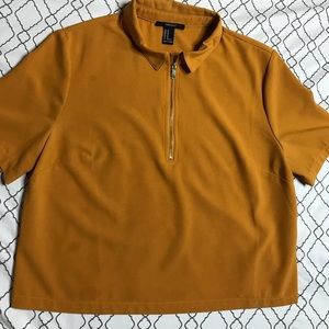 BEAUTIFUL MUSTARD COLORED TOP GREAT FOR SPRING